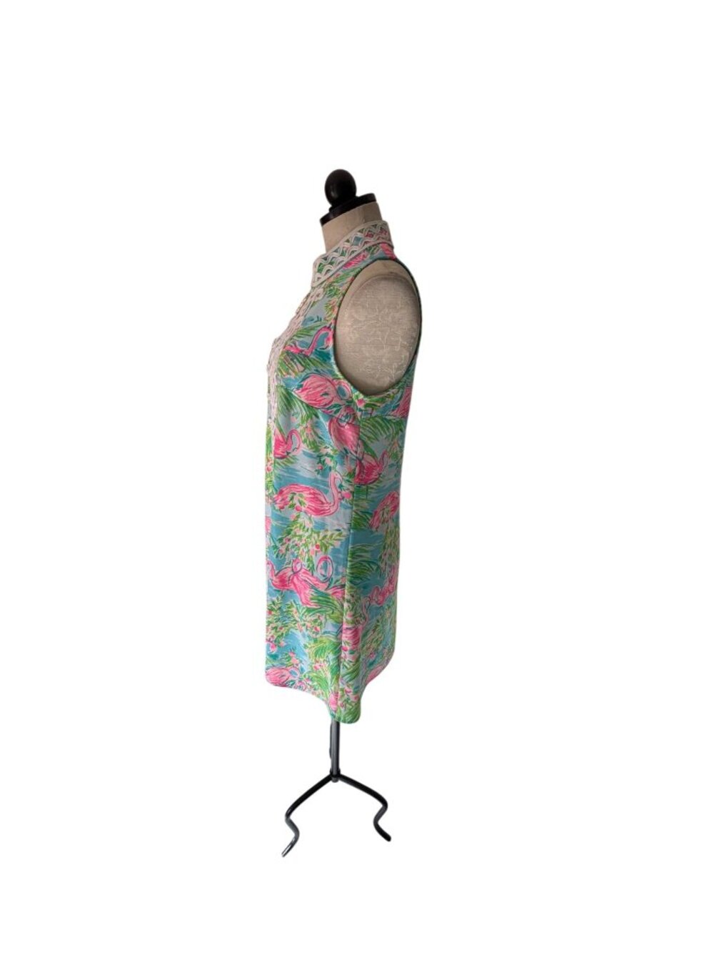 Lilly Pulitzer Jane Womens Shift Dress Size 4 Polyester Collar Multicolor Casual - Picture 11 of 12